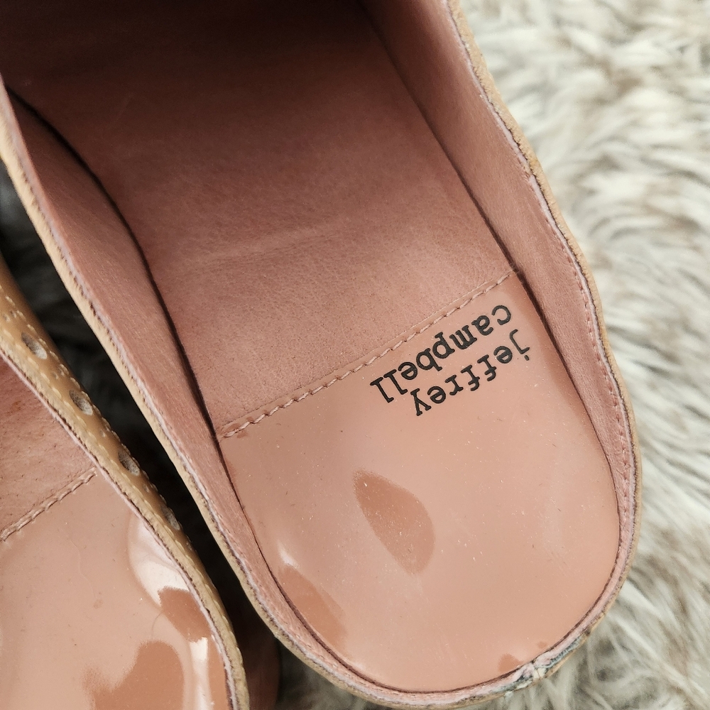 Jeffrey Campbell Groovy Baby Oxford‎ Clogs Nude Women's Size 6.5 - Picture 9 of 14